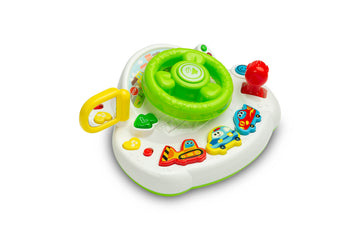 Jucarie volan educativ pentru copii - Steering Wheel, Multicolor, 18 luni +