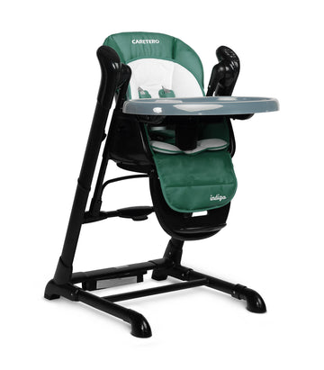 Scaun de masa si leagan electric 2in1 INDIGO Negru/Verde